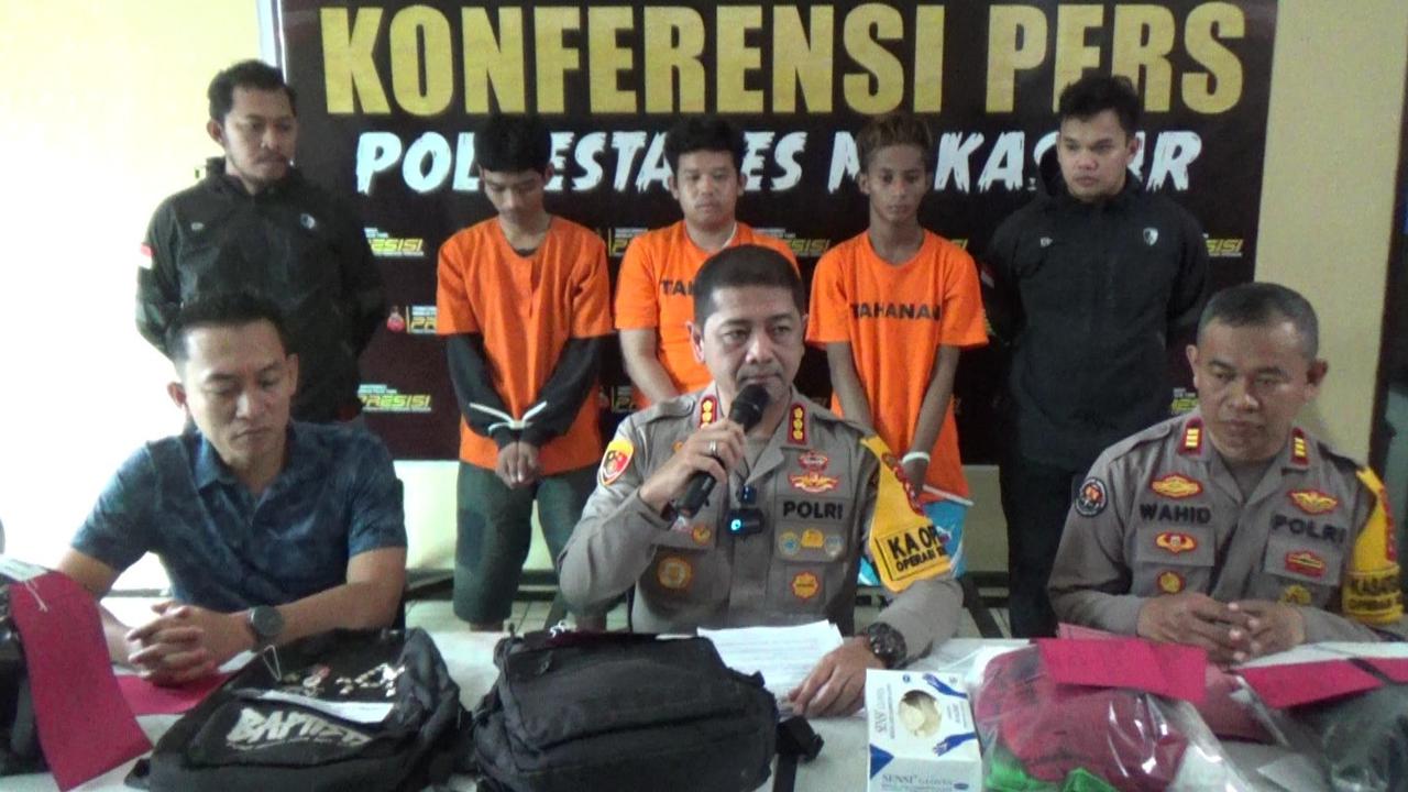Tiga Pelempar Molotov Poslantas Ditangkap, Motif Ingi Bikin Rusuh di Makassar