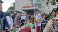 Sebuah ledakan besar terjadi di Semen Padang Hospita, Kota Padang, Selasa (30/1/2024) sekitar pukul 15.53 WIB. (Liputan6.com/ Novia Harlina)