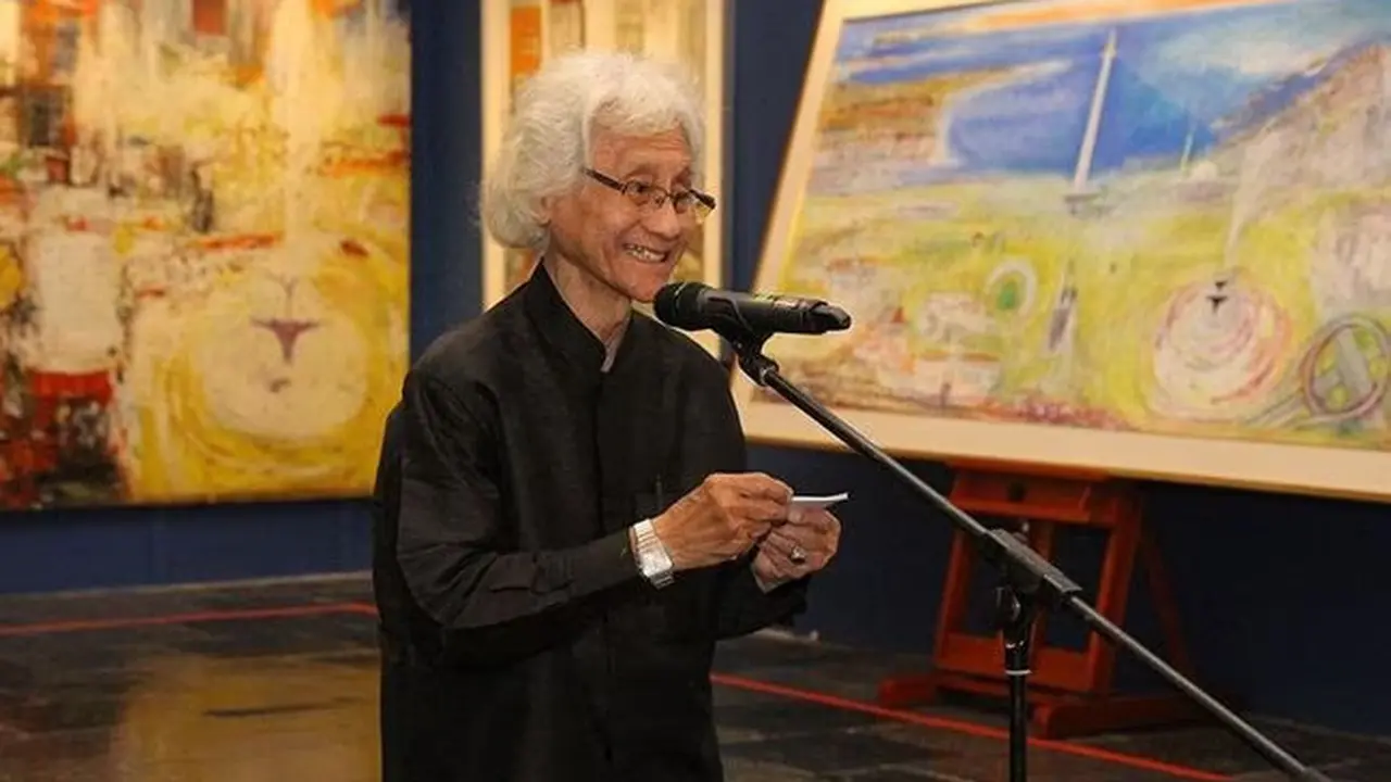 Pelukis Srihadi Soedarsono Adhikoesoemo. (Foto: Yayasan Mitra Museum Jakarta)