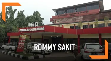 Mantan Ketua Umum PPP Romahurmuziy alias Romi dibantarkan ke RS Polri Kramat Jati. Pembantaran dilakukan lantaran Romi mengeluh sakit sejak ditahan Komisi Pemberantasan Korupsi (KPK).