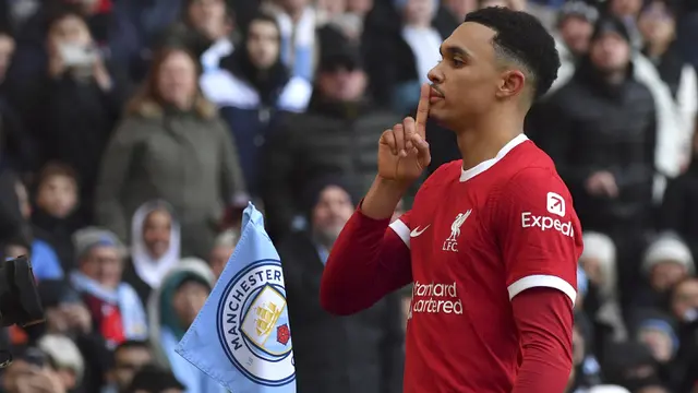 Foto: Gol ke-50 Erling Haaland Tak Mampu Bawa Kemenangan Man City atas Liverpool di Pekan ke-13 Liga Inggris 2023 / 2024