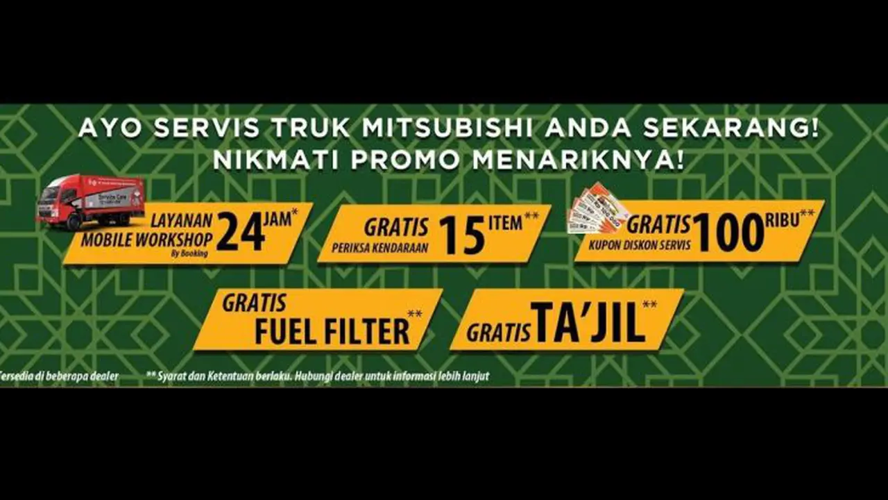 Mitsubishi Gelar Promo  Bagi Pemilik Truk