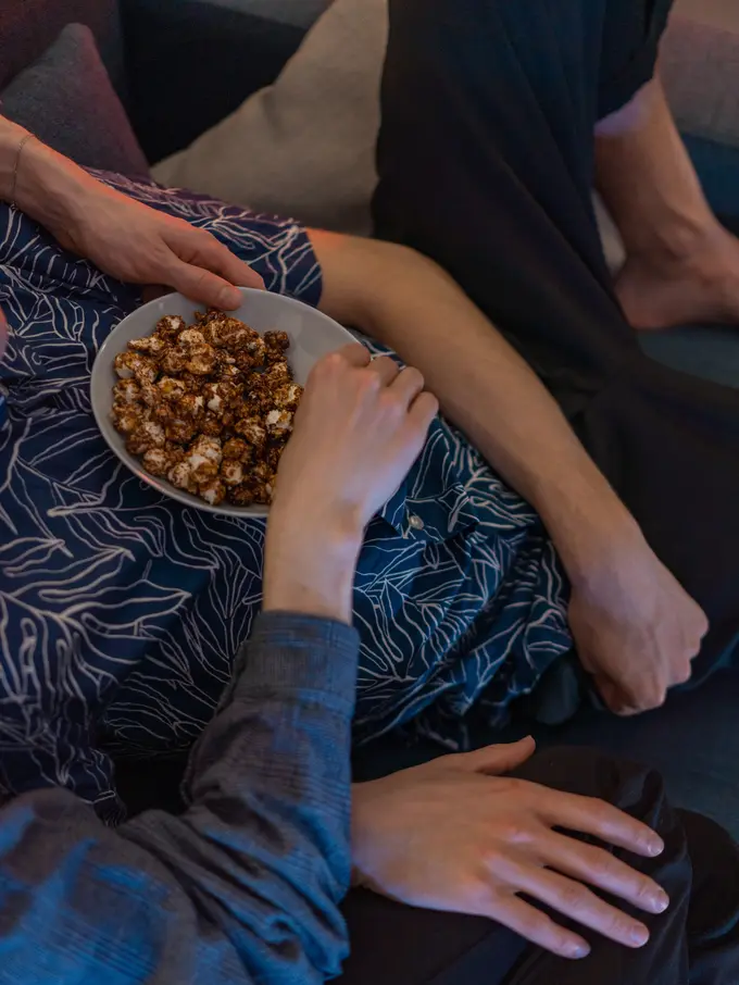 Ilustrasi camilan di malam hari