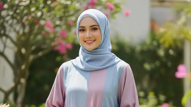 Model Gamis Abaya Warna Pastel Anti Gerah