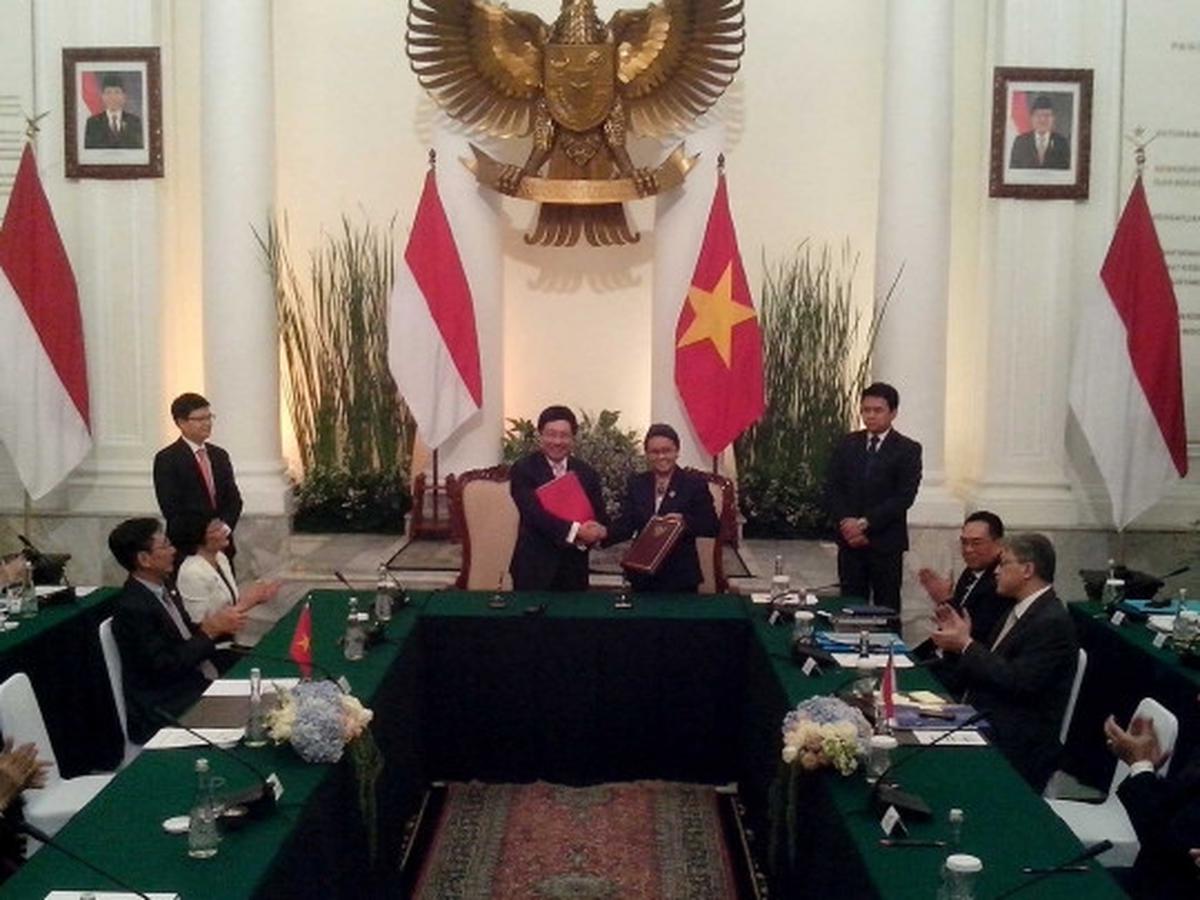 Menlu Retno terima kunjungan menteri luar negeri Vietnam