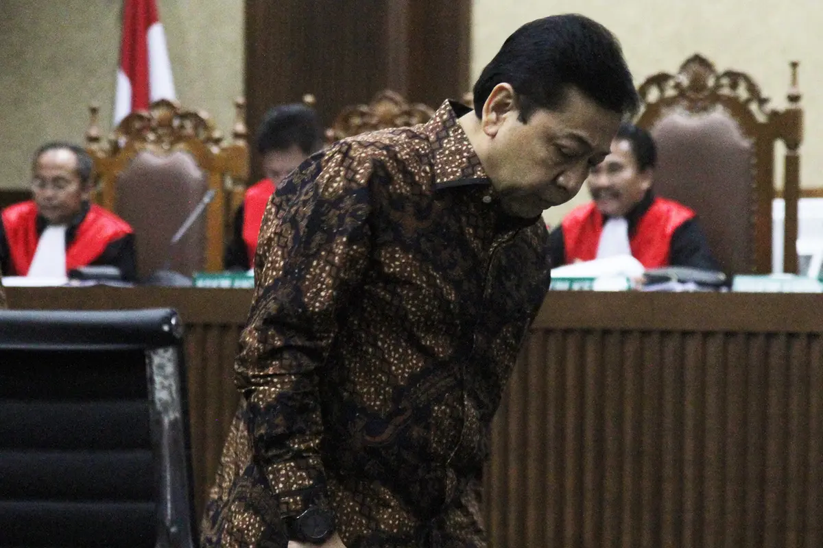 Akhirnya, Setya Novanto Hadiri Persidangan Kasus e-KTP