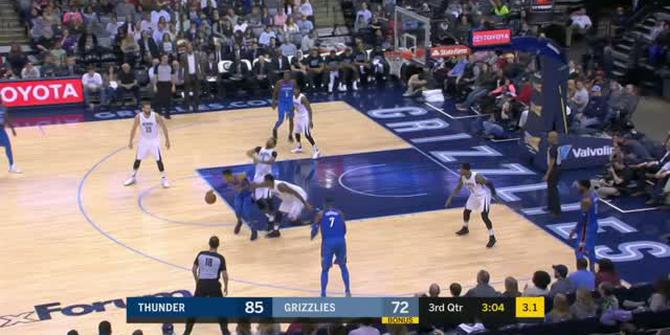 VIDEO : Cuplikan Pertandingan NBA, Thunder 121 vs Grizzlies 114