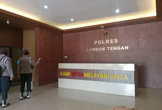 Kantor Polres Lombok Tengah (Antara)