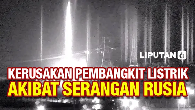 VIDEO: Rusia Tembak Pembangkit Nuklir Eropa, Perdana Menteri Ukraina: Tolong Hentikan!