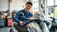 servis ringan motor matic apa saja ©Ilustrasi dibuat AI