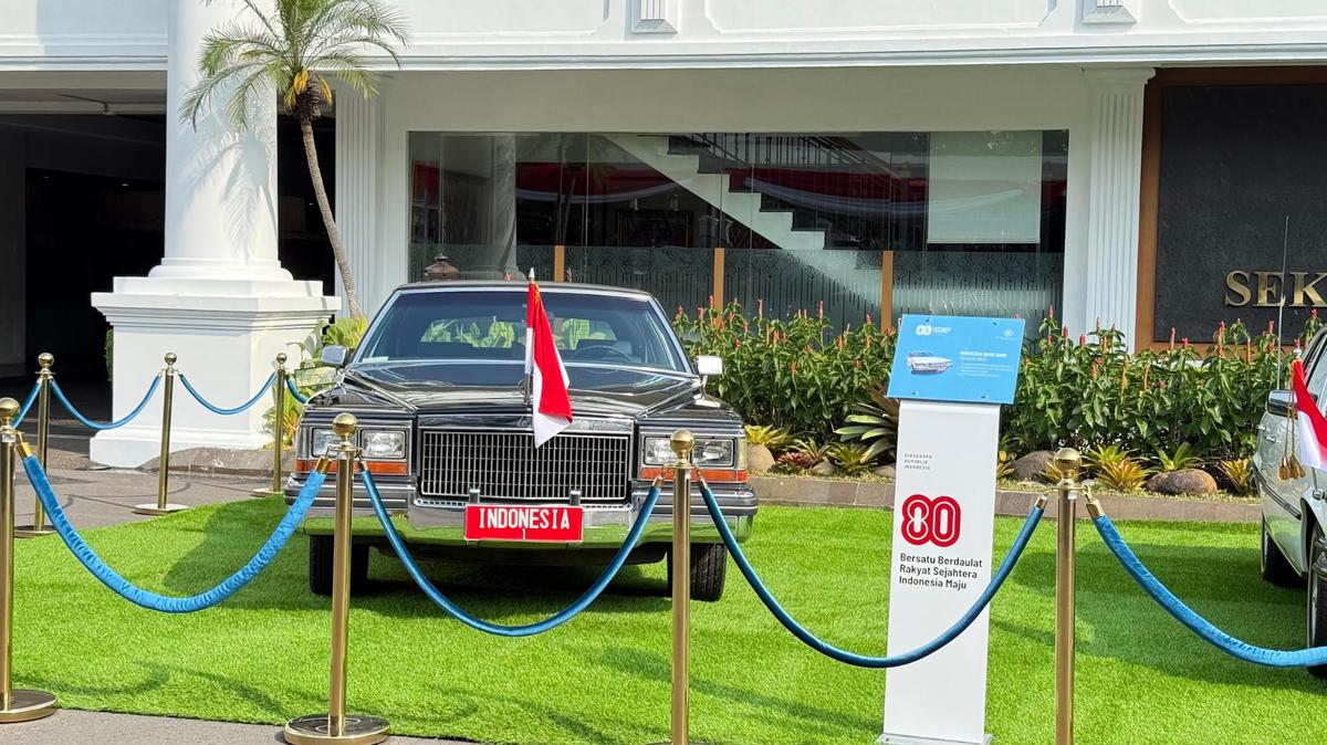 Istana Pajang Tiga Mobil Antik Mantan Presiden Sambut HUT ke-80 RI