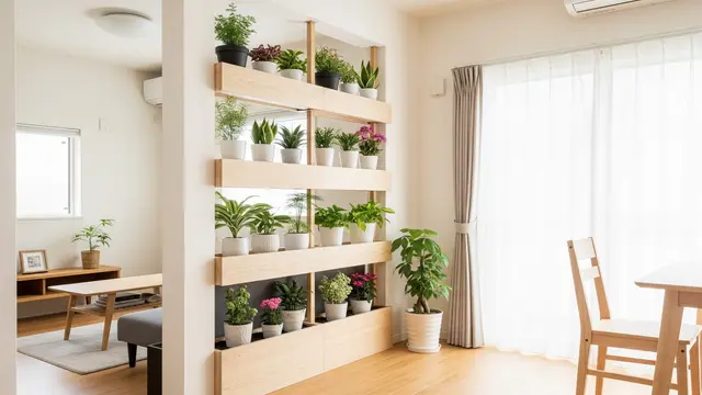 Desain Partisi Estetik untuk Rumah Kecil Tanpa Dinding Penyekat