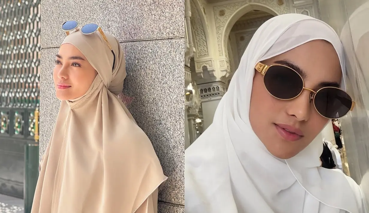 Di bulan Ramadan tahun in Ririn Ekawati jalani ibadah puasa sambil Umroh bersama keluarga. Selama menjalani ibadah Umroh, Ririn Ekawati tampil menawan dalam padu padan busana yang stylish [@ririnekawati]