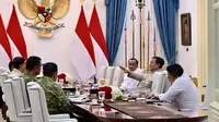 Jelang HUT RI, Prabowo Kumpulkan Menhan sampai Pimpinan TNI