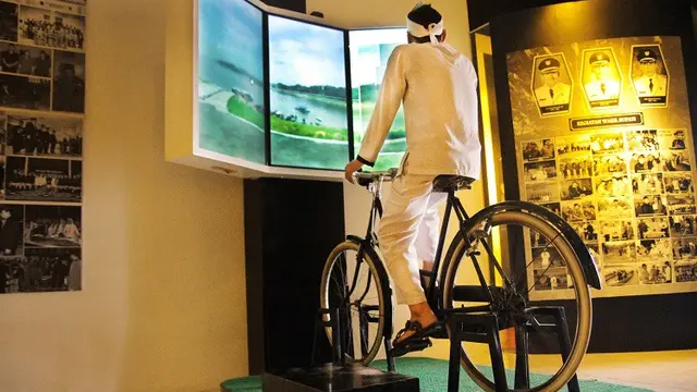 Sepeda Onthel berbentuk simulator