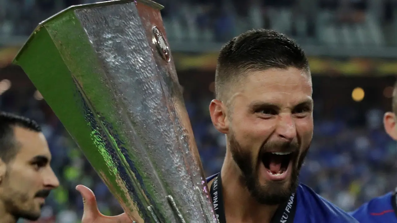 Penyerang Chelsea, Olivier Giroud.