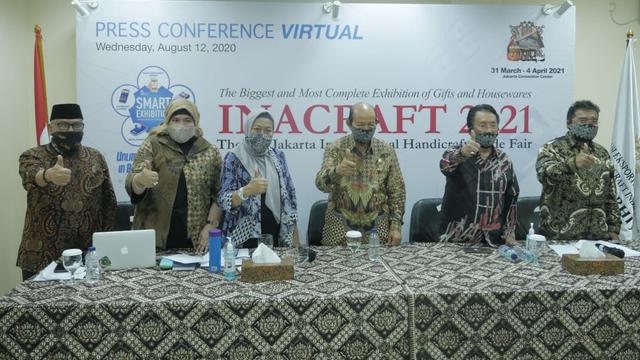 Konferensi Pers Virtual Inacraft 2021