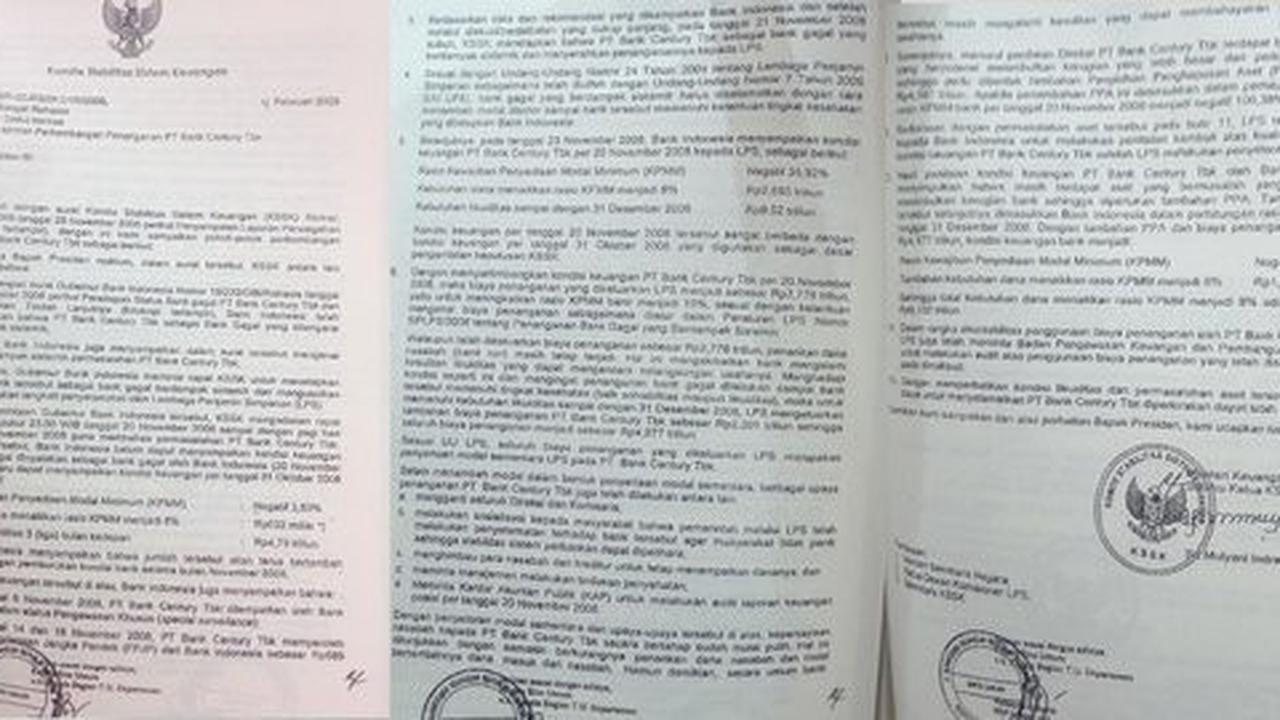 BAP Sri Mulyani oleh KPK