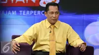 Komjen Pol Budi Waseso saat berkunjung ke Redaksi Liputan 6 SCTV, Jakarta, Kamis (3/9/2015). (Liputan6.com/Herman Zakharia)