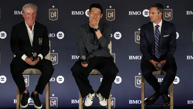 Foto: Son Heung-min Resmi Dikenalkan Los Angeles FC, Jadi Transferan Termahal di MLS