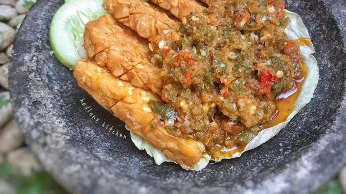 Resep Tempe Penyet yang Mudah Dibuat, 7 Varian Sambal Super Lezat, Bikin Nagih