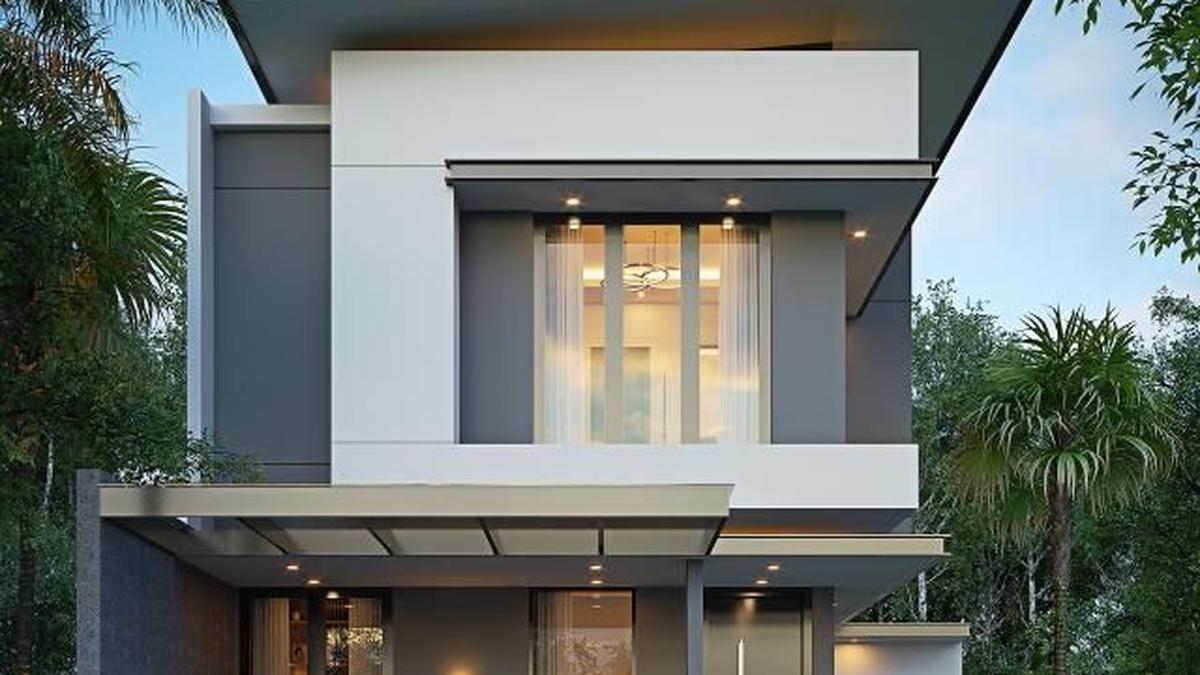 Rekomendasi Model Rumah Minimalis 2 Lantai Posisi Hook untuk Hunian Nyaman