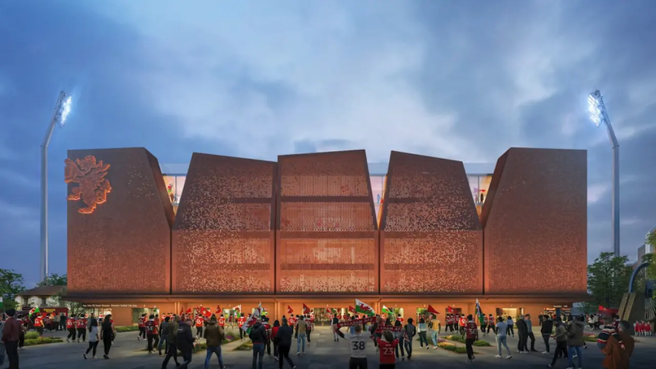 Desain Stadion STOK Cae Ras