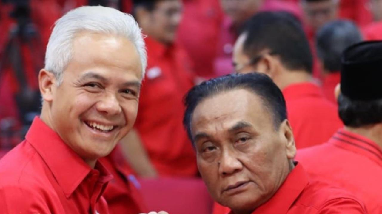 Ganjar Pranowo dan Bambang Wuryanto alias Bambang Pacul