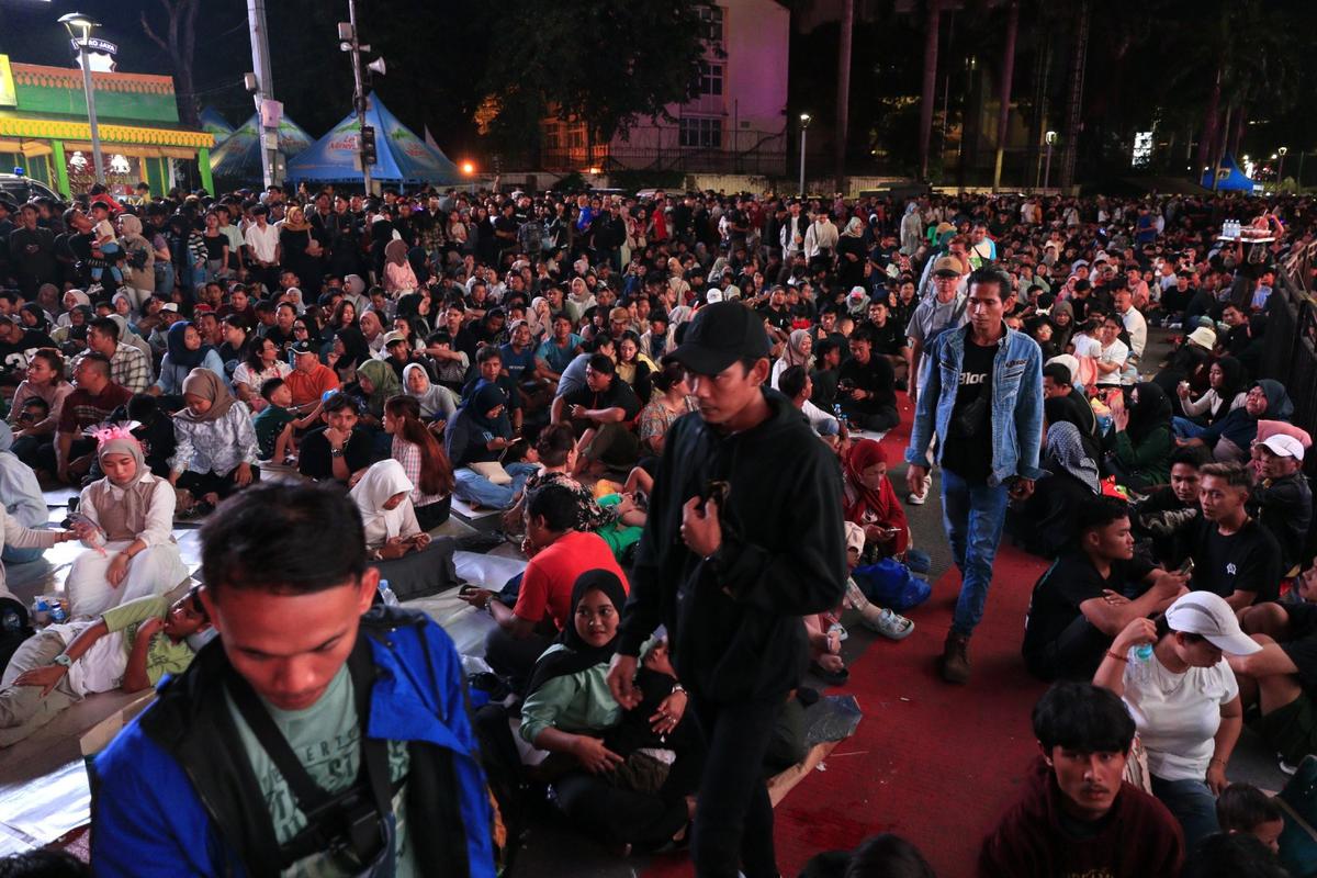 Malam Tahun Baru 2025 di Bundaran HI