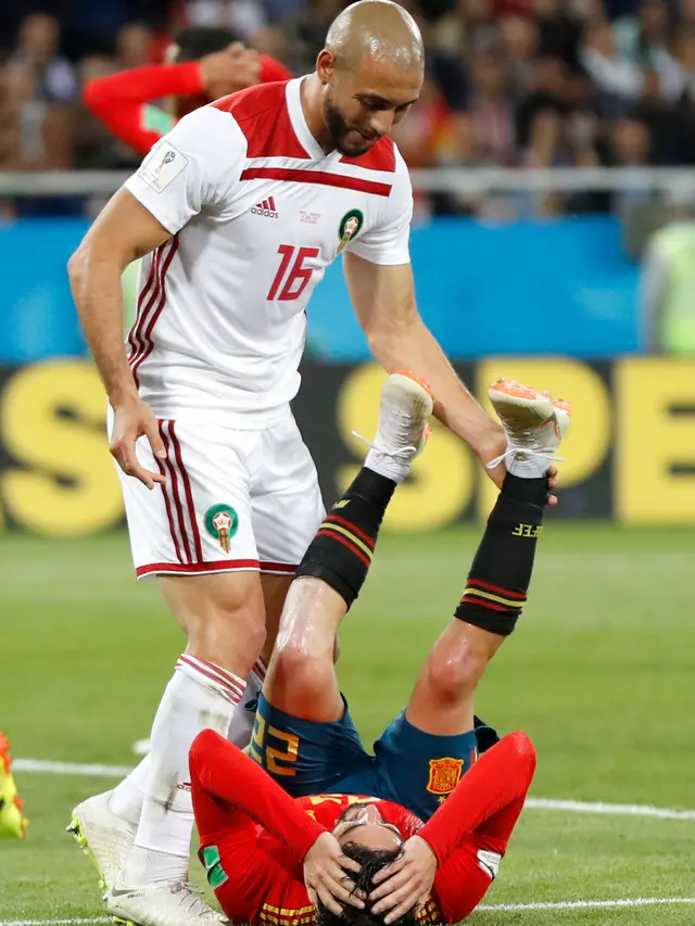 Ditahan Imbang Maroko, Spanyol Lolos 16 Besar