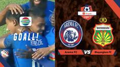 Berita Video Gol Dedik Setiawan Bawa Arema FC Unggul 1-0 atas Bhayangkara FC