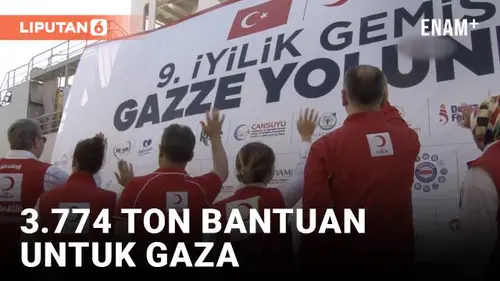 VIDEO: Turki Kembali Kirim Bantuan Kemanusiaan ke Jalur Gaza