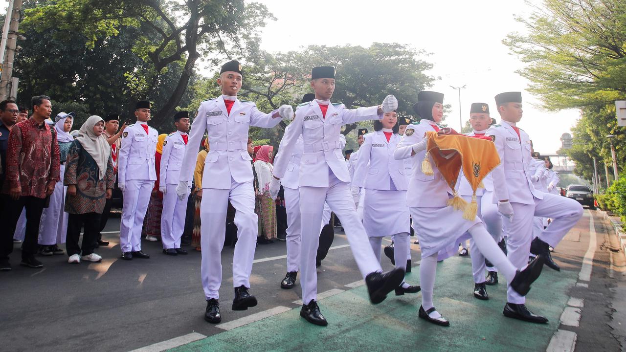Upacara Sumpah Pemuda di Museum Sumpah Pemuda