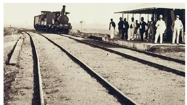 Jalur Kereta Api di Stasiun Tanggung pada Lintas Semarang-Tanggung pada 1867