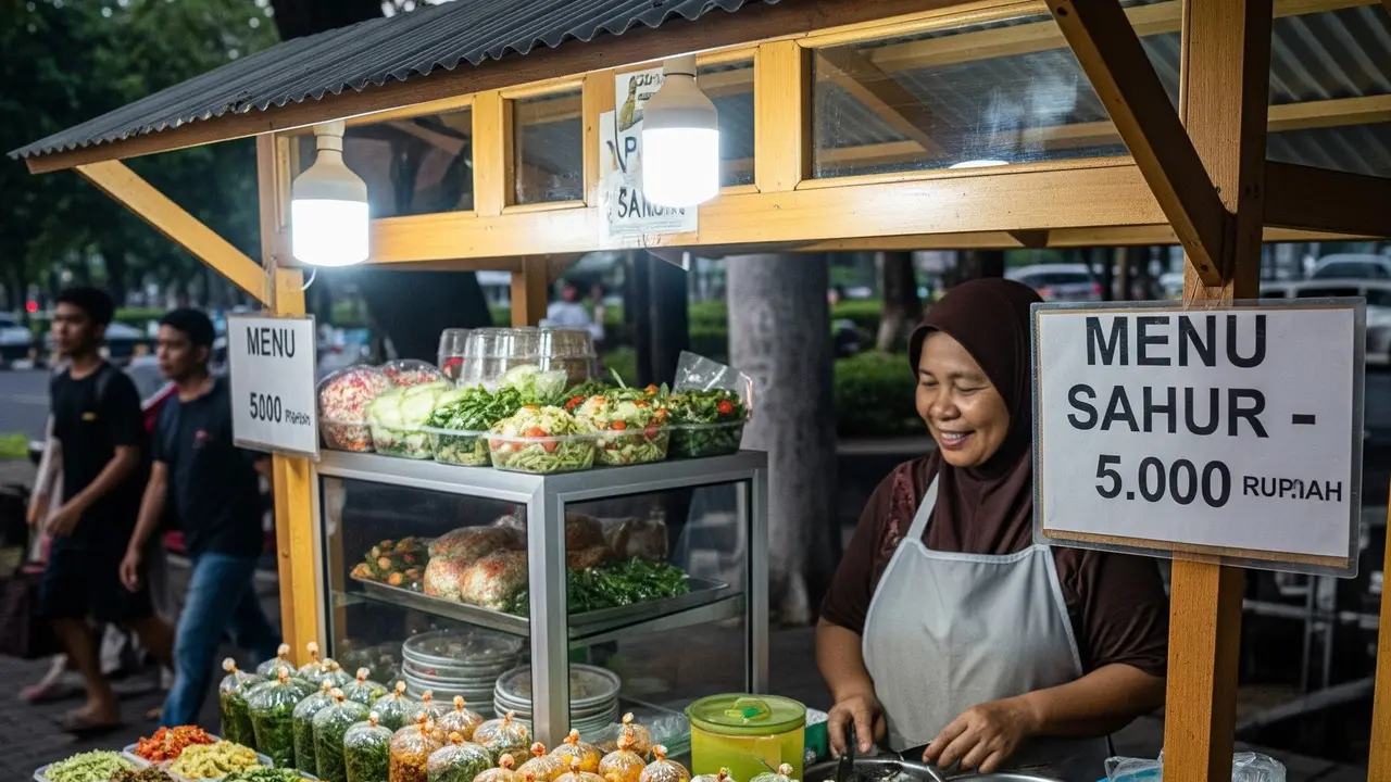Ide Jualan Sayur Serba Rp 5.000 untuk Sahur Tidak Mudah Basi