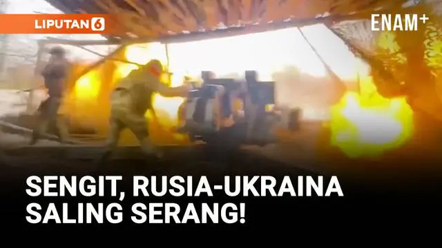 VIDEO: Perang Sengit! Rusia dan Ukraina Saling Serang Infrastruktur Militer