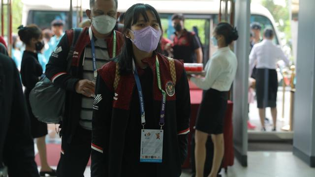 Tim bulutangkis Indonesia tiba di Vietnam, untuk menghadapi SEA Games 2021
