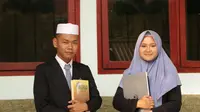 Ilustrasi Islami, pondok pesantren, santri, santriwati. (Foto oleh Khoirur El-Roziqin: https://www.pexels.com/id-id/foto/laptop-gadis-mengikat-windows-8304925/)