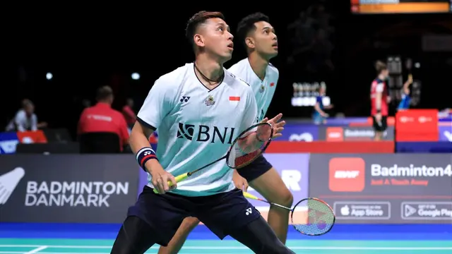 Fajar Alfian/Muhammad Rian Ardianto - Denmark Open 2022 - Bulu Tangkis-1
