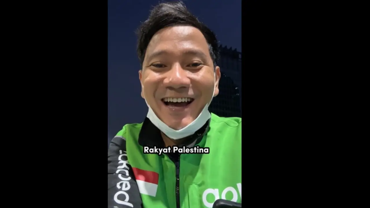 Driver Ojek Online Donasikan Penghasilan untuk Palestina, Ramai Dipuji Warganet