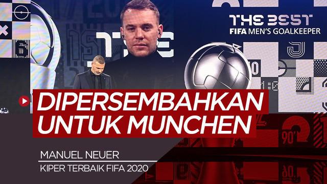 Berita video wawancara kiper Bayern Munchen, Manuel Neuer setelah memenangi kiper terbaik FIFA 2020