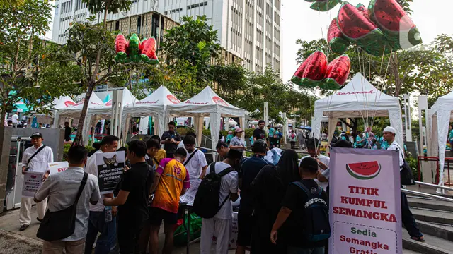 Bagi Semangka Sebagai Bentuk Bela Palestina