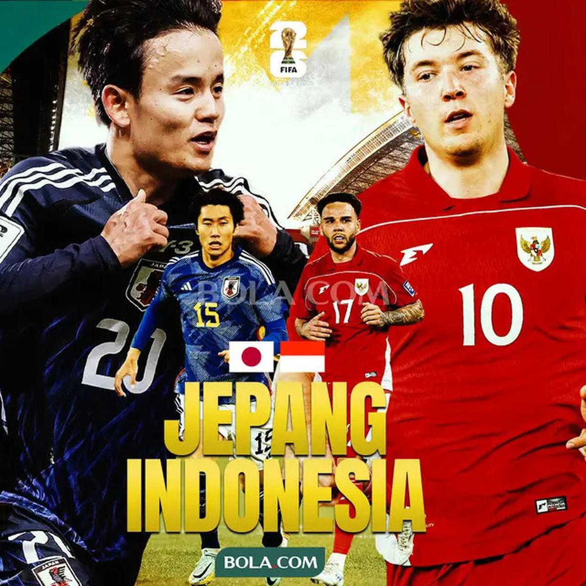 Nonton Live Streaming Laga Jepang Vs Timnas Indonesia, Selasa 10 Juni 2026