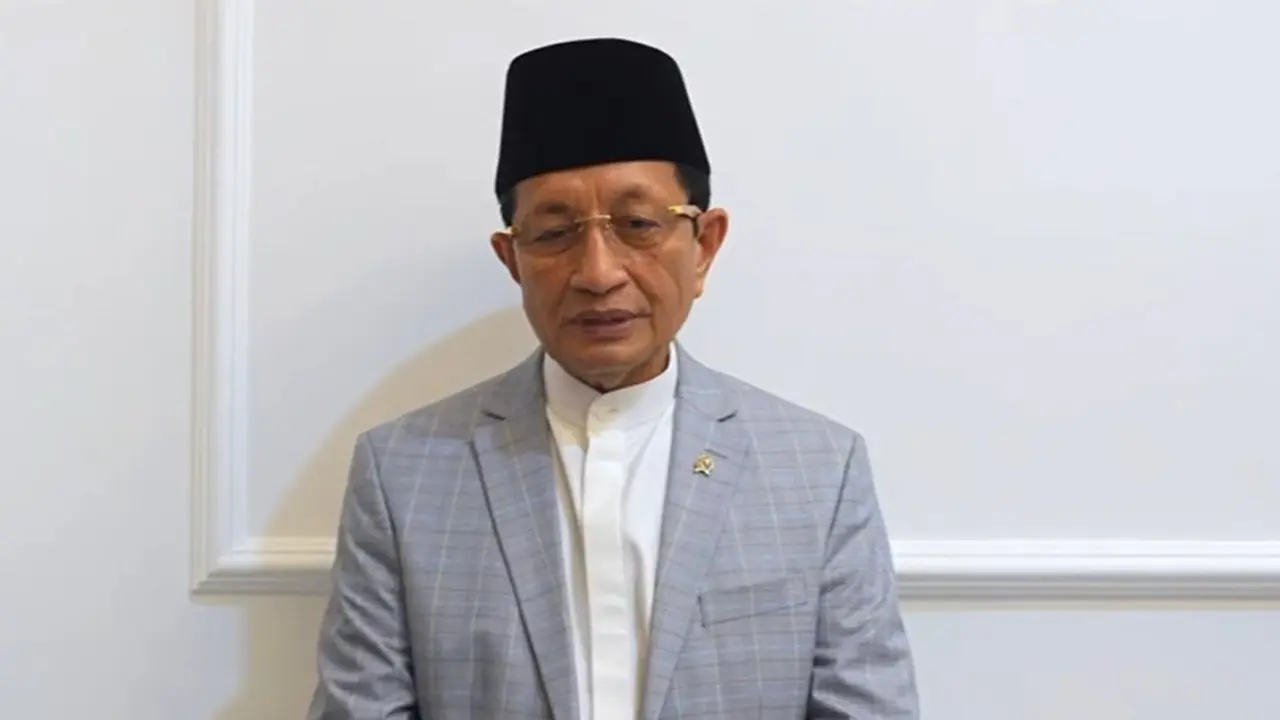 Menag Nasaruddin Umar klarifikasi kabar mundur untuk maju calon ketum PBNU. (tangkapan layar video).
