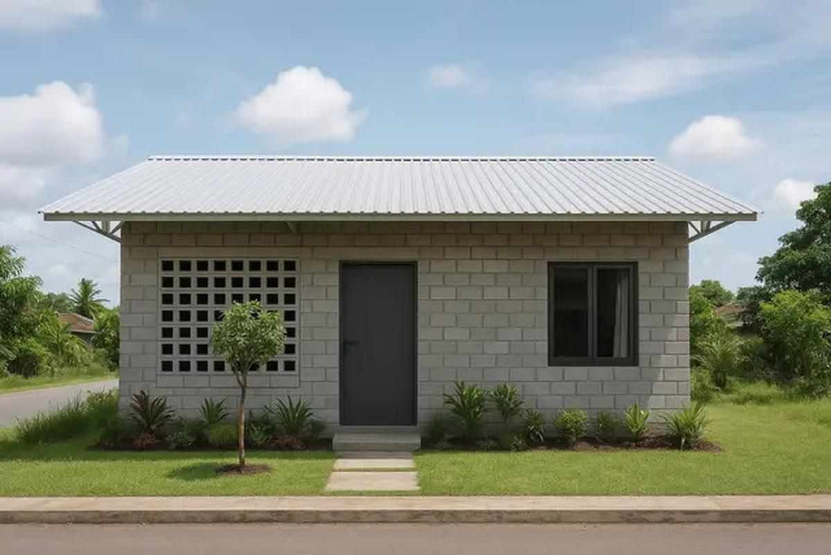 8 Desain Rumah Minimalis dari Batako dan Baja Ringan yang Kokoh &amp; Murah di 2025