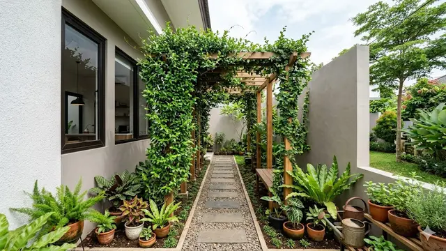 Ide Kebun Rambat Mini di Samping Rumah