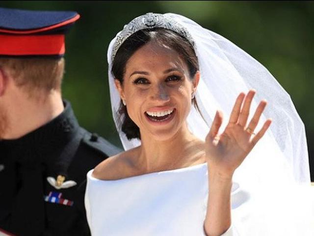 Di Royal Wedding Meghan Markle Ternyata Pakai Tiara Milik Nenek Ratu Elizabeth Ii Showbiz Liputan6 Com