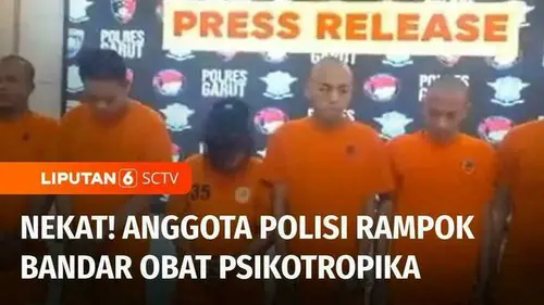 VIDEO: Anggota Polisi Aktif Nekat Rampok Bandar Obat Psikotropika di Garut