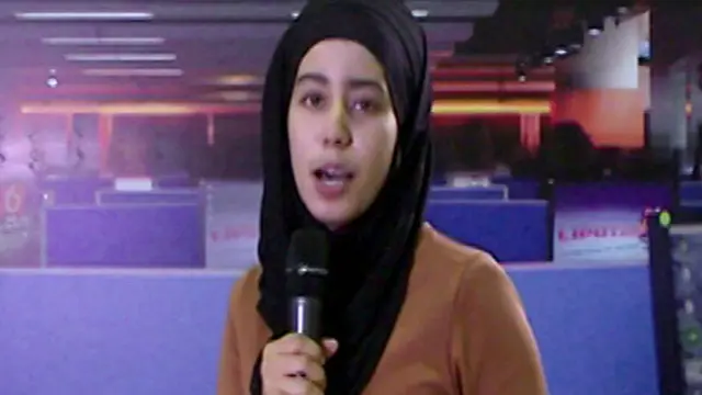 Diastri Cahyani Pengunjung dan Peserta Presenter di Indonesia Broadcaster Expo 2013