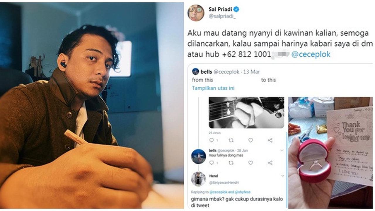 Kisah Cinta Netizen dari Menfess Lagu Sal Priadi Berujung Lamaran Ini Curi Perhatian